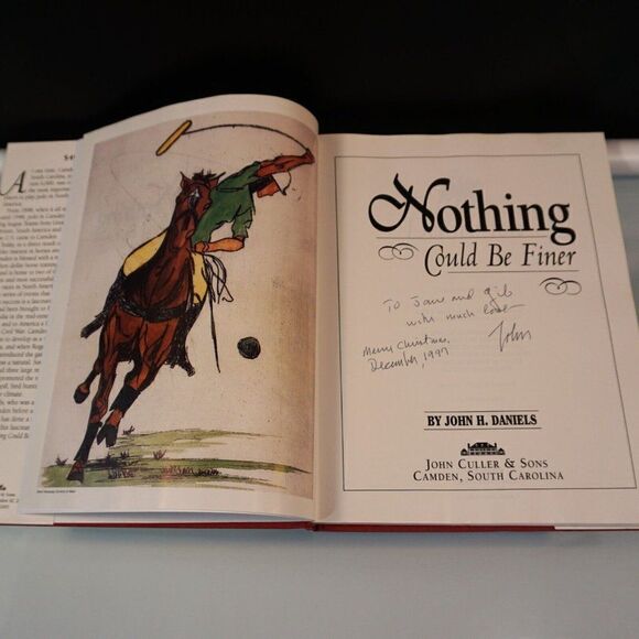Nothing Could Be Finer Camden Polo 1898-1948 by John H. Daniels Signed 1996 HC - Picture 4 of 12